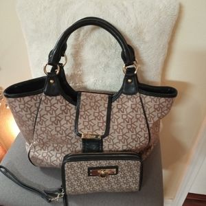 DKNY Cross body bag and wallet